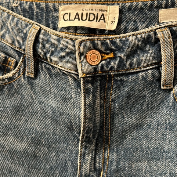 Dynamite Mom Jeans size 4, dark wash - Picture 6 of 8